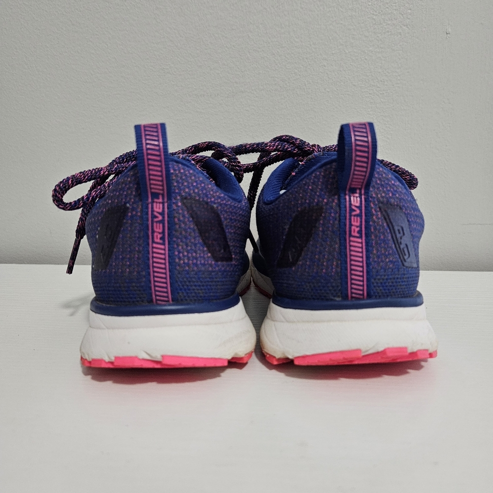 Brooks Revel 4 Women's Size 6 B (Medium) Running Shoes Blue Pink - Picture 5 of 11
